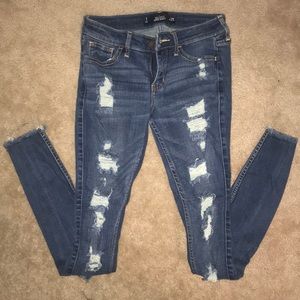 Hollister ripped jeans